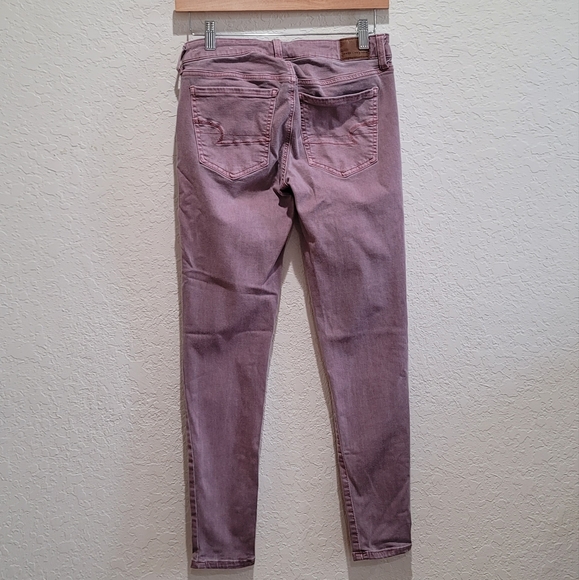American Eagle Outfitters Mauve Skinny Jeans - Picture 3 of 8